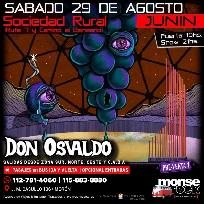 DON OSVALDO EN JUNIN 29 DE AGOSTO 